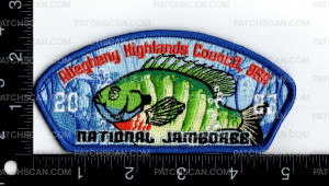 Patch Scan of 163046-Small Mouth Bass Blue