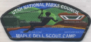 Patch Scan of Utah National Parks Maple Dell - Zip line
