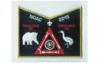 Tarhe NOAC pocket patch gold border Tecumseh Council #439