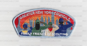 Patch Scan of Family Friends of Scouting 2022 Skyline
