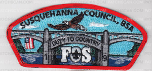 Patch Scan of Duty To Country FOS 2019 - Red