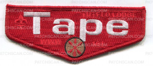 Patch Scan of Tutelo Lodge Tape flap