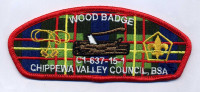 AR0194B - CVC Wood Badge Red Chippewa Valley Council #637