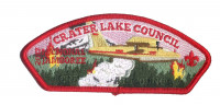 Crater Lake Council 2017 National Jamboree JSP Red Border KW2155 Crater Lake Council #491