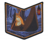 Michigamea Lodge 110 NOAC 2018 pocket patch#3 Pathway to Adventure Council #