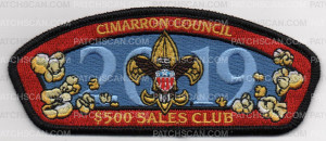 Patch Scan of CIMARRON 500 SALES CLUB