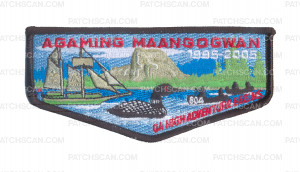 Patch Scan of K124089 - WATER & WOODS FS COUNCIL - OA HI ADVENTURE BEGINS AGAMING MAANGOGWAN