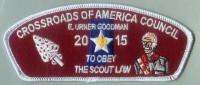 FOS TO OBEY SCOUT LAW E. URNER GOODMAN CSP Crossroads of America Council #160