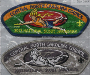 Patch Scan of 450039- Central NC Council 2023 National Scout Jamboree 