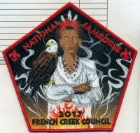 French Creek Council- 2017 National Jamboree- Native American and Eagle Center (Red Border)  French Creek Council #532