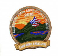 Allegheny Highlands Council Camps (Activity Patch)  Allegheny Highlands Council #382