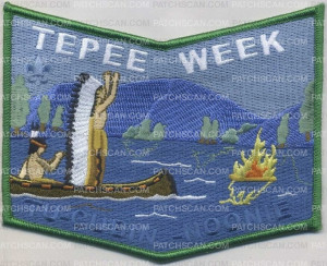Patch Scan of Tepee Week Tu-Cubin- Noonie Pocket Patch