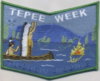 Tepee Week Tu-Cubin- Noonie Pocket Patch Utah National Parks Council #591