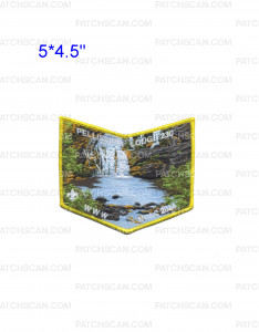 Patch Scan of Pellissippi 230 NOAC 2024 pocket patch yellow border