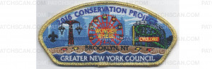 Patch Scan of Conservation Project 2016 Gold Border (PO 86412)