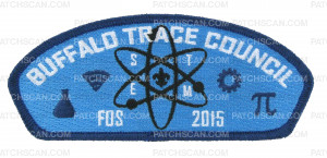 Patch Scan of Buffalo Trace Council FOS 2015 D# 241783