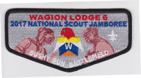 Wagion Lodge 6 OA Flap 2017 National Jamboree Westmoreland-Fayette Council #512