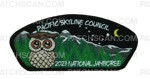 Patch Scan of Pacific Skyline Council 2023 NSJ owl black border