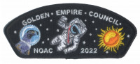 Golden Empire Council- NOAC 2022 (Black Border) Golden Empire Council #47