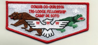 Camp De Soto Flap 2016- red border De Soto Area Council #13
