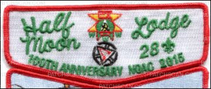 Patch Scan of Half Moon Lodge flap