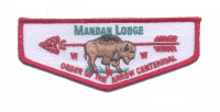 K124449 - Santa Fe Trail Council - Mandan Lodge Order Of The Arrow Centennial (Flap) Santa Fe Trail Council #194