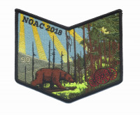90 NOAC 2018 pocket patch Los Padres Council #53