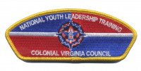 NYLT Colonial Virginia Council CSP gold border Colonial Virginia Council #595