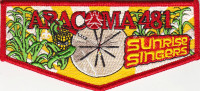 33135 - Aracoma Drum Team Lodge Flap 2014 Black Warrior Council #6