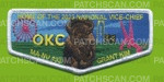 Patch Scan of Ma-Nu 133 Home of the National Vice-Chief 3-D bison flap