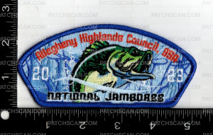 Patch Scan of 163046-Large Mouth Bass Blue