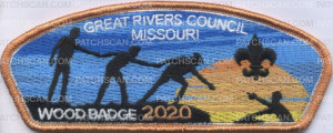 Patch Scan of Wood Badge - 403811