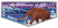 MISHIGAMI NIMAT FLAP Michigan Crossroads Council #780