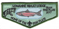P24271 2017 Lowanne Nimat Fish Plate Flap Longhouse Council