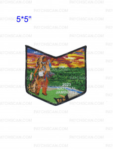 Patch Scan of 2023 NSJ Akela Wahinapay Lodge BPIece  (Full Color) 