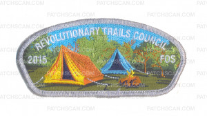 Patch Scan of K123673 - REVOLUTIONARY TRAILS COUNCIL 2015 FOS CSP (SILVER METALLIC)