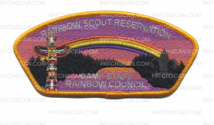Patch Scan of Rainbow Scout Reservation Camp Staff CSP