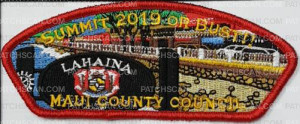 Patch Scan of Maui County Council Summit 2019 or Bust Lahaina 2018