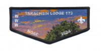  Takachsin Lodge 173 NOAC 2024 "Boat Fishing" (Flap) Sagamore Council #162