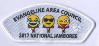 Evangeline Area Council - 2017 National Jamboree - JSP (Happy Tears, Shades, Tongue Out Emoji) Evangeline Area Council #212