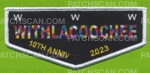 Patch Scan of 10th Anniversary Withlacoochee Lodge Flap