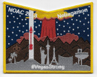 NOAC 2018 Nebagamon - pocket patch Las Vegas Area Council #328