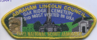 450431- 2023 National Scout Jamboree  Oakridge Cemeterey Abraham Lincoln Council #144
