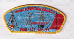 Patch Scan of Hawk Mountain Council Scout Quest