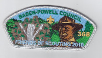Baden Powell Council Friends of Scouting 2018 Special - Silver Baden-Powell Council #368