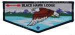 Patch Scan of Black Hawk Lodge Flap (Eagle Retro)  
