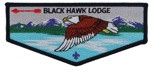 Black Hawk Lodge Flap (Eagle Retro)   Mississippi Valley Council #141