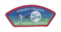 Sequoia Council Naegleria 2017 JSP Red Metallic Border Sequoia Council #27