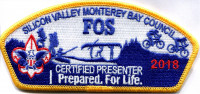 SVMBC FOS 2018 Certified Presenter CSP  Silicon Valley Monterey Bay Council #55