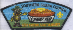 Patch Scan of 449655- Yummy Yam- 2023 National Scout Jamboree 